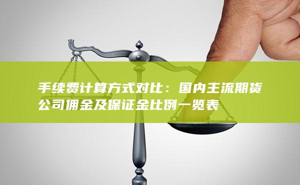 手續費計算方式對比