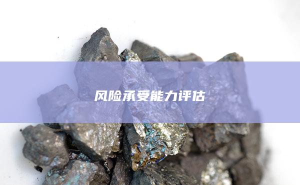 風險承受能力評估