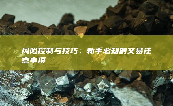風險控制與技巧
